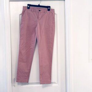 Gap pink Broken-in Straight Khakis.  Size 8